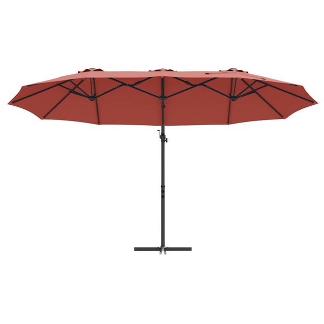 Umbrella Polyester and Aluminium Outdoor Parasol Garden Shade Terrace