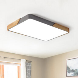 Cherron 1-Light 88cm Rectangle Dimmable LED Flush Mount Ceiling Light Fixture