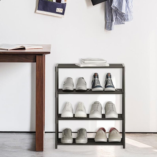 8 Pair Stackable Shoe Rack