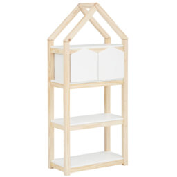 Fauina 139cm H x 59.5cm W Solid Wood Standard Bookcase