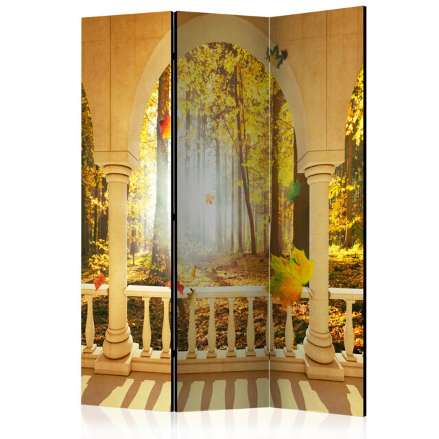 135cm W x 172cm H 3 - Panel Wood Folding Room Divider