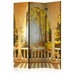 135cm W x 172cm H 3 - Panel Wood Folding Room Divider