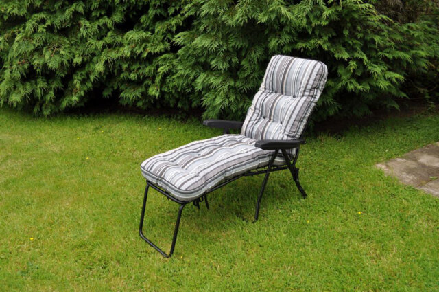 Celinez Steel Outdoor Reclining Garden Chair