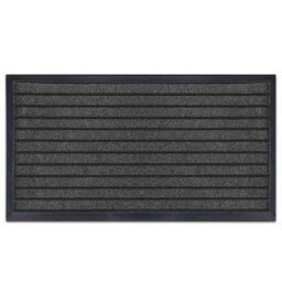 Heavy Duty Dirt Trapper Door Mat & Hallway Runner – Non-Slip Indoor Outdoor Washable Rubber Backed Entrance Mat