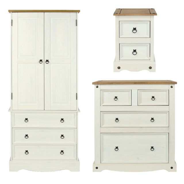 Solid Wood Piece Bedroom Set