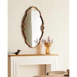 Iron Oval Mirror