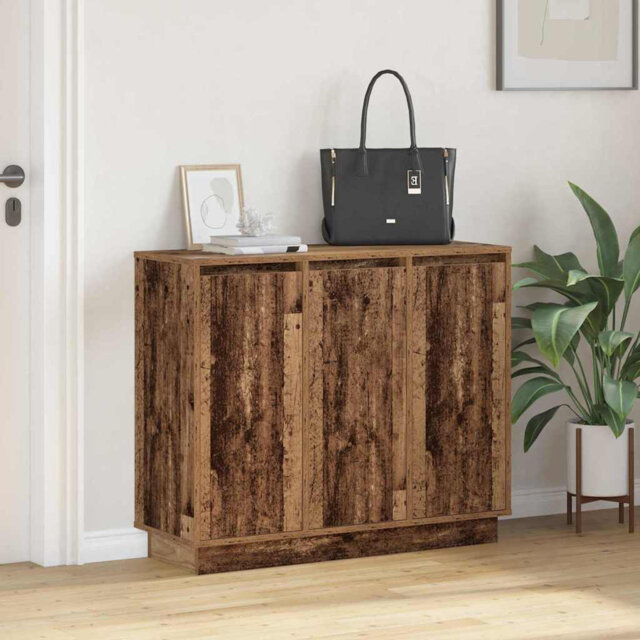 Sideboard With Shelf 90 X 32 X 75 Cm Engineered Wood