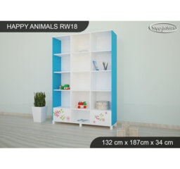 187cm H X 132cm W Kids Bookcase