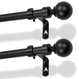 Adjustable 2cm Curtain Pole Set