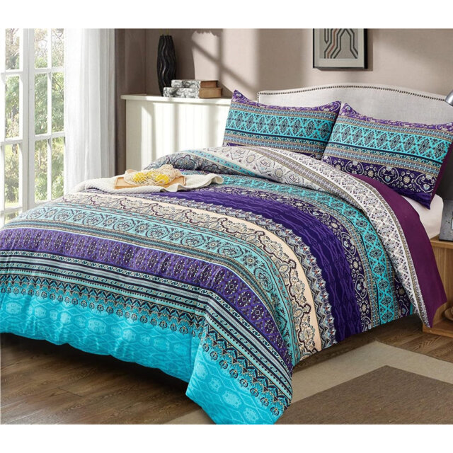 Polyester Floral Duvet Cover