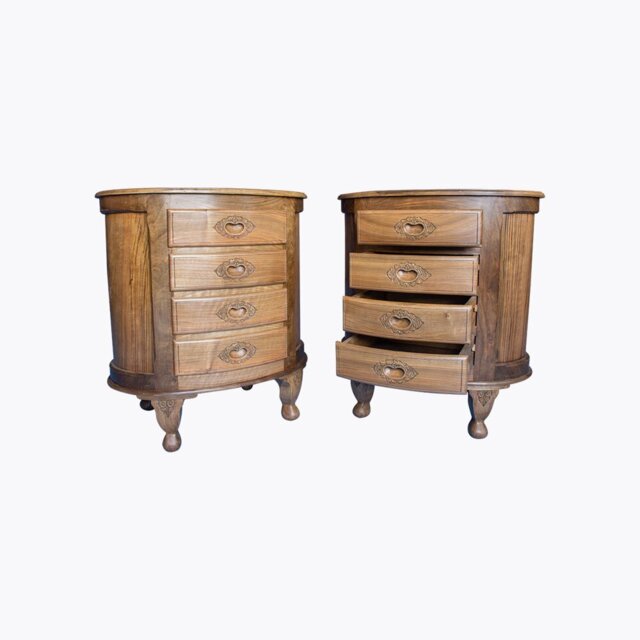 Keyser 4 Drawer 50Cm W Solid Wood Chest of Drawers