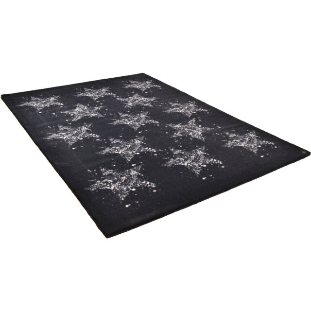 Happy Flatweave Black Rug