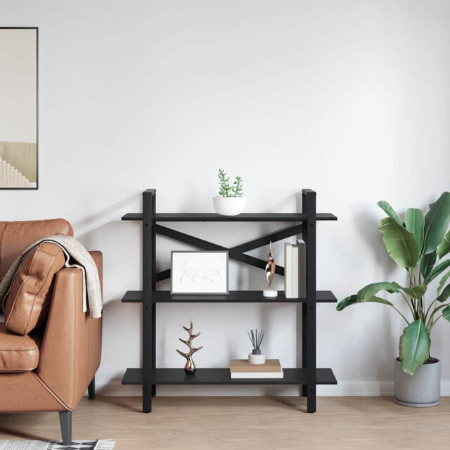 100cm W Steel Etagere Bookcase