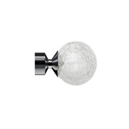 Addilee Clear/Polished Graphite 21.59cm Finial