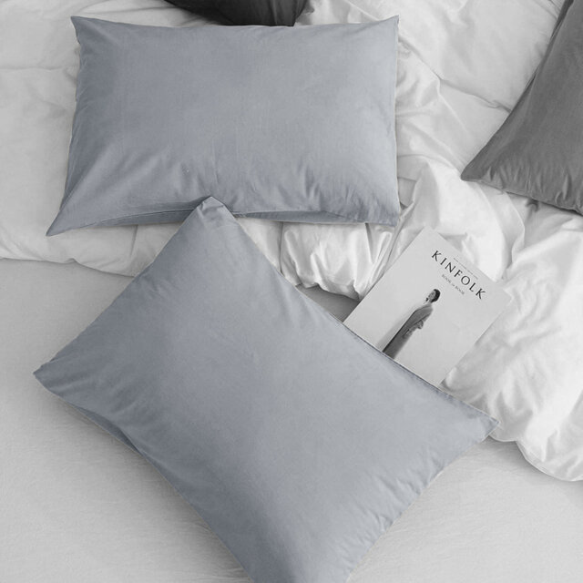 Aspire Homeware Super Soft & Breathable Microfiber Dyed Pillowcase (Pack Of 2)