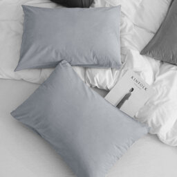 Aspire Homeware Super Soft & Breathable Microfiber Dyed Pillowcase (Pack Of 2)