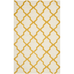 Darbonne Hand-Tufted Wool Ivory/Gold Rug