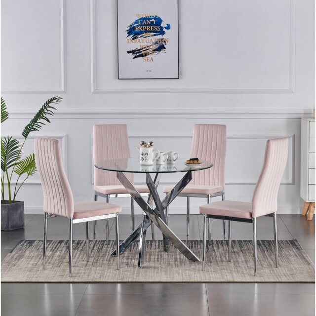Gabriela 4 - Person Dining Set