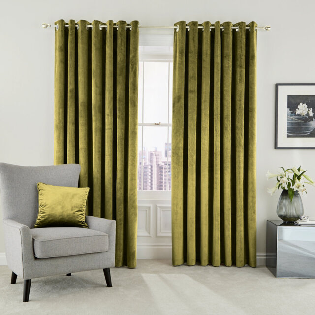 Escala Eyelet Room Darkening Curtains