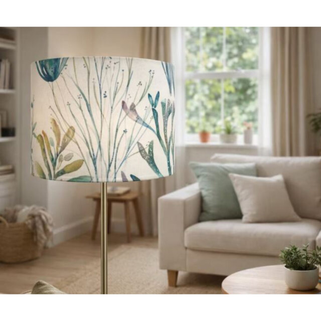 Coral Reef Kelpie Drum Table Lampshade