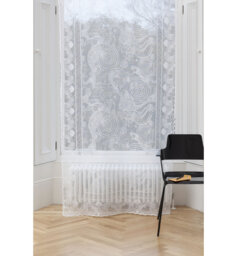 Heinen Cotton Blend Sheer Single Curtain Panel