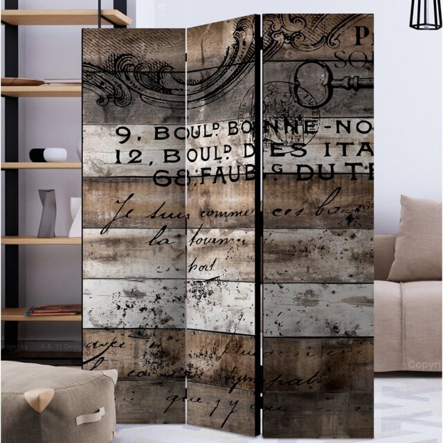 Claireborne 172cm H Solid Wood Folding Room Divider