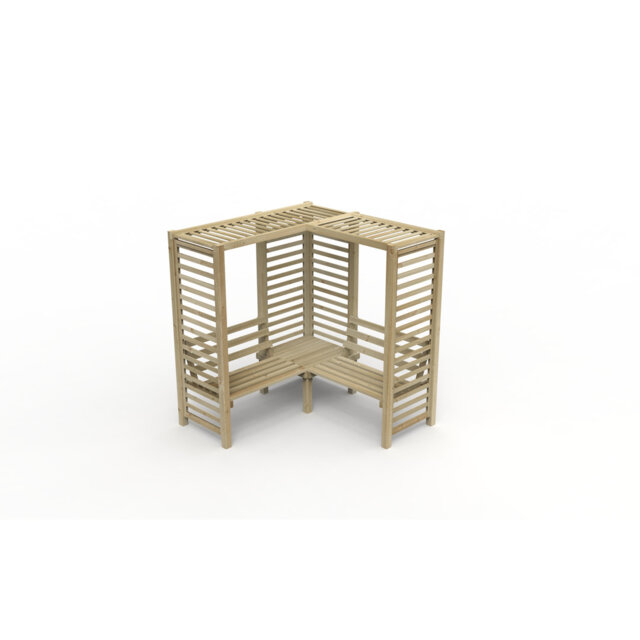 Rasen Powder Coated Steel Park Bench Park Bench