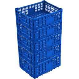 Blue Elephant Plastic Decorative Bin