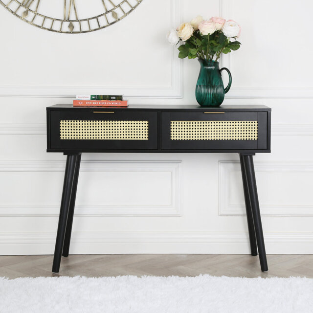Craven Cane Console Table