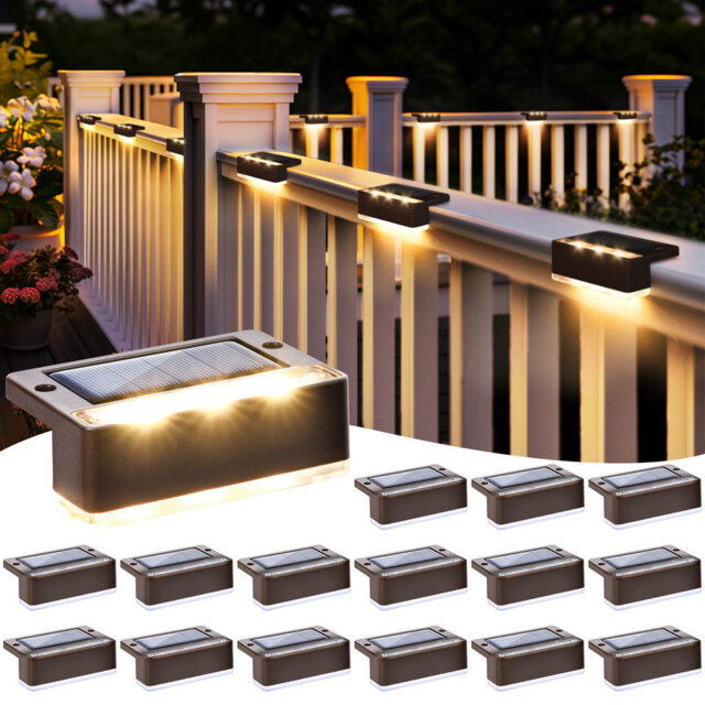 Stainless Steel Solar Powered Step Light Pack