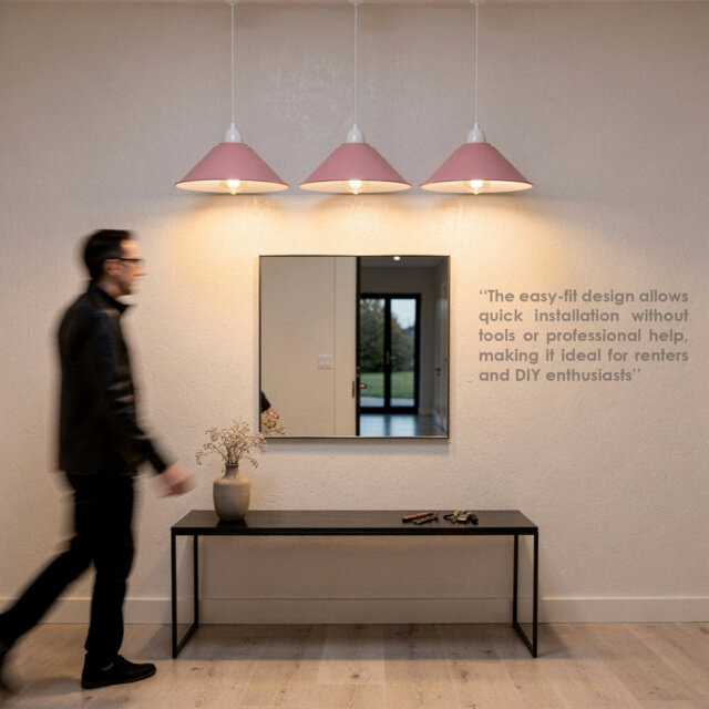 10cm H Metal Cone Lamp Shade