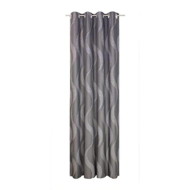 Pearson Eyelet Curtain, single panel, opaque