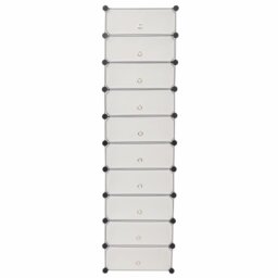 10 Pair Flip Down Shoe Storage