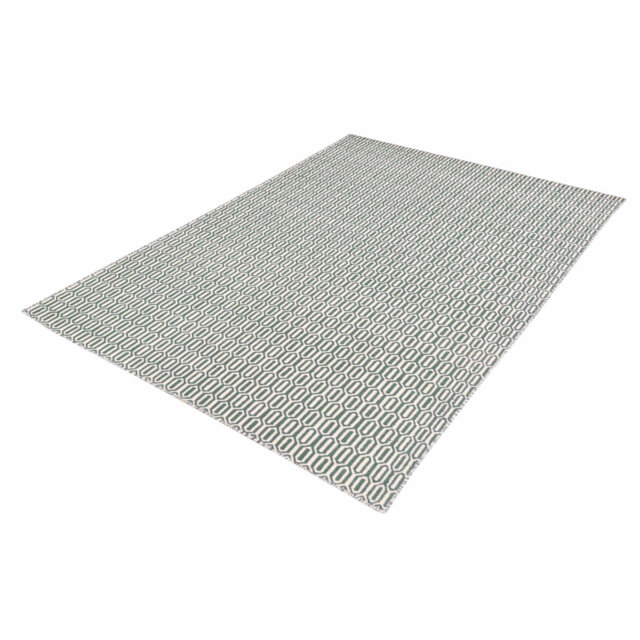 Serena Handmade Kilim Wool Teal Rug