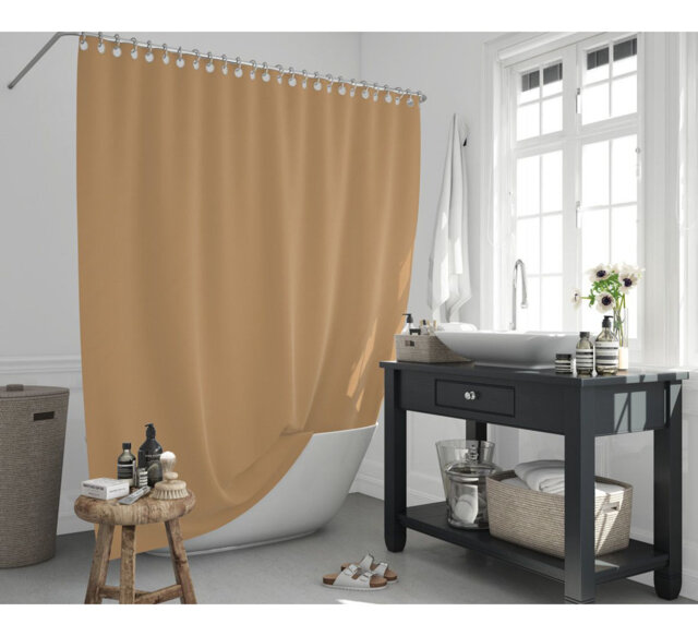 Shower Curtain with Hooks Included