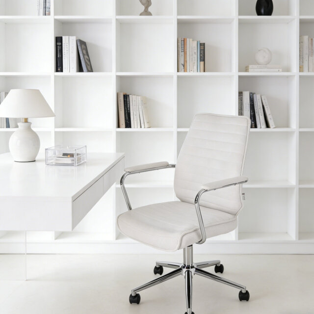 Retro PU office chair