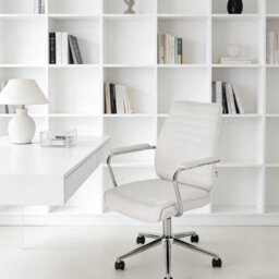 Retro PU office chair