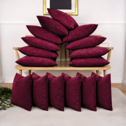 16 Pack Velvet Cushion Cover Square Throw Cushion Cases Multi Color Available