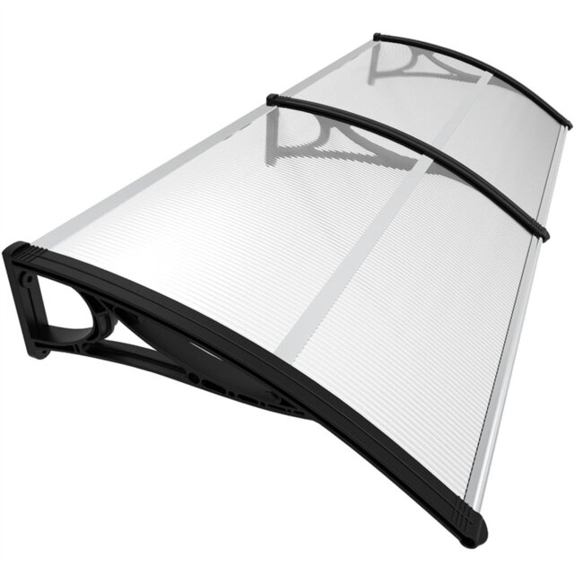 Latitude Run 200cm W x 80cm D Polycarbonate Cover Retractable Door / Window Awning