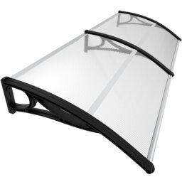 Latitude Run 200cm W x 80cm D Polycarbonate Cover Retractable Door / Window Awning