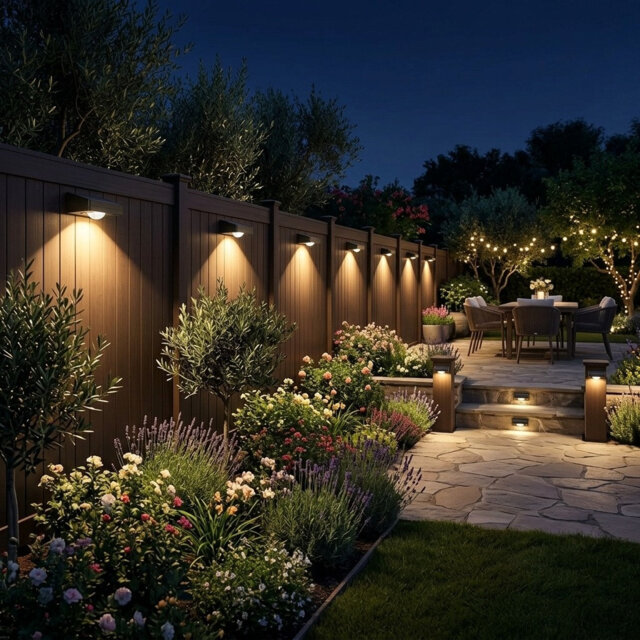 Natural Solar Powered Deck Light