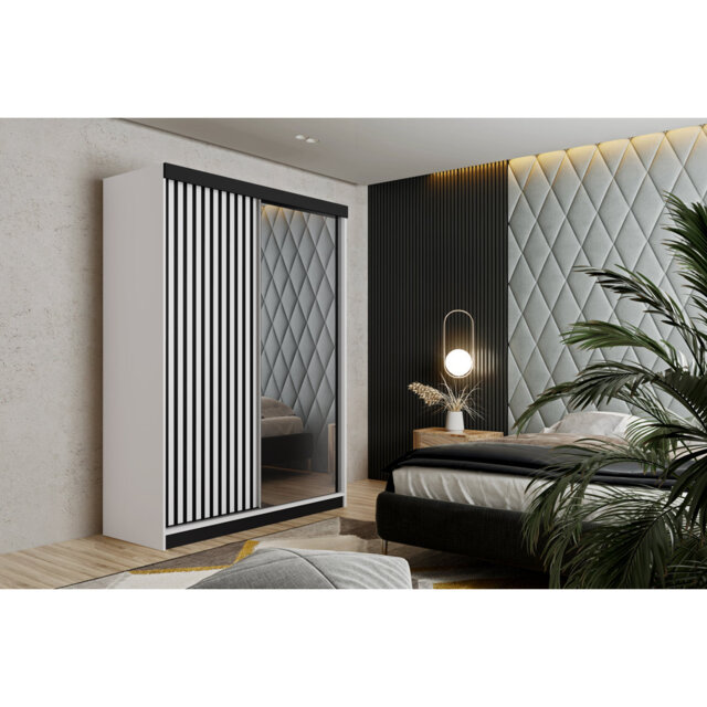 Modern Large 2 Door Wardrobe