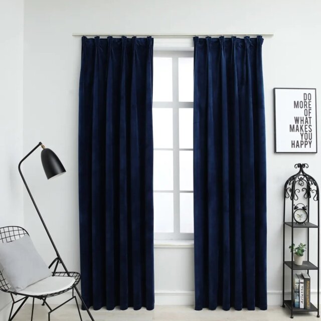 Dollman Velvet Blackout Curtain Single Panel