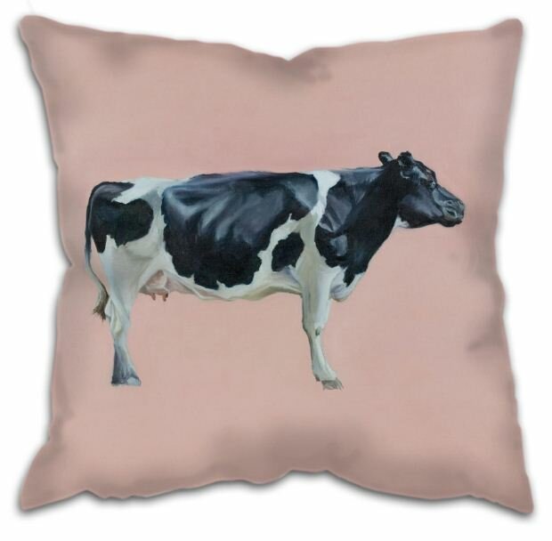 Corsham Faux Leather Cushion with Filling