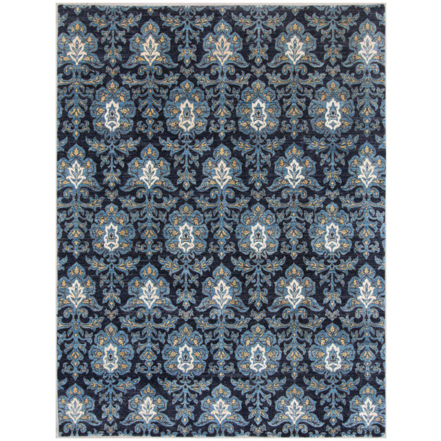 Geometric Hand Knotted 273cm X 361cm Area Rug