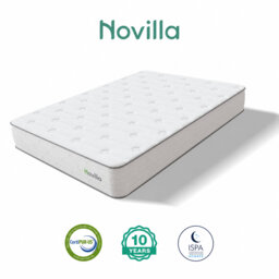Novilla 25cm Memory Foam Pocket Sprung Mattress