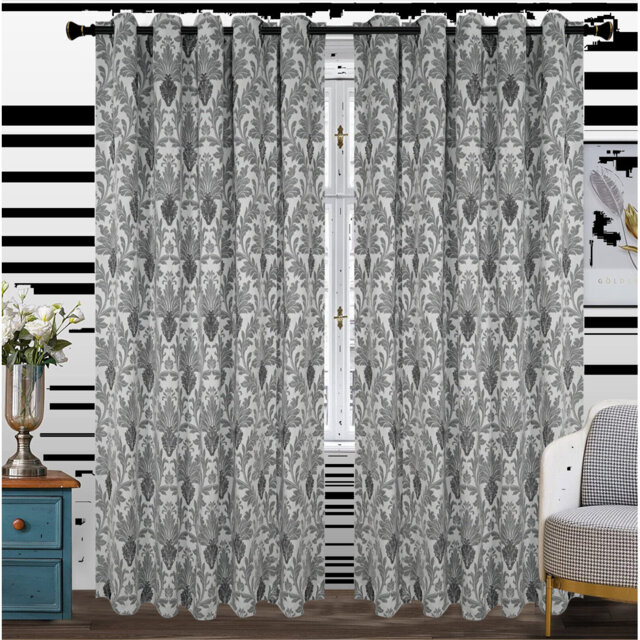 Derzon Room Darkening Grommet / Eyelet Curtain Pair
