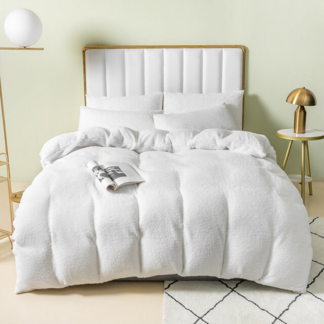 Teddy Fleece Duvet Cover set