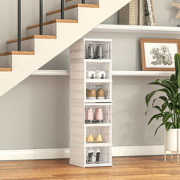 Meloon 6 Pair Stackable Shoe Storage Box
