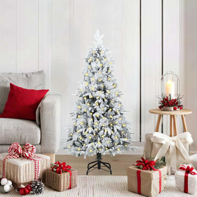 Artificial Hinged Christmas Tree PE and PVC